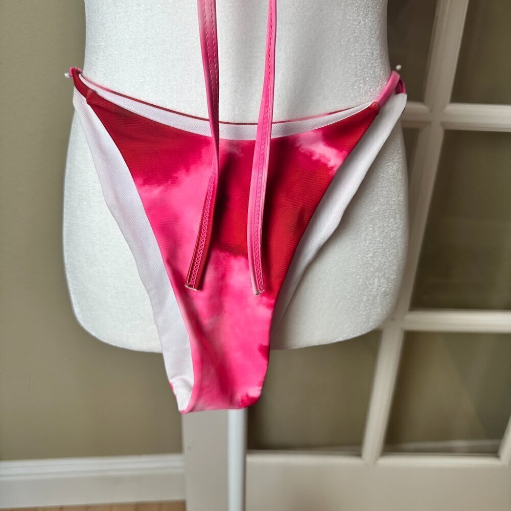 SHEIN 3 Piece Bikini Swimsuit & Sarong Cover Up Set Size Small - Picture 7 of 12